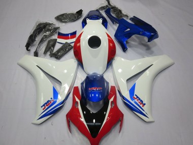 08-11 Weiß Rot & Blau CBR1000RR Verkleidung