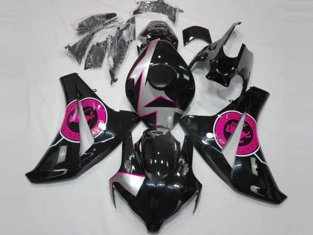 08-11 Schwarz Glänzend & Pink CBR1000RR Verkleidung