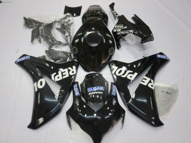 08-11 Schwarz Repsol CBR1000RR Verkleidung