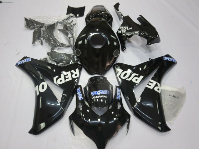 08-11 Schwarz Repsol CBR1000RR Verkleidung