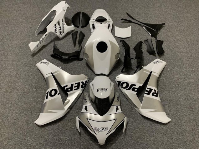 08-11 Silber Repsol CBR1000RR Verkleidung