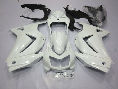 08-12 Glänzend Weiß Ninja 250 Verkleidung