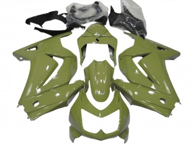 08-12 Oliv Glänzend Ninja 250 Verkleidung