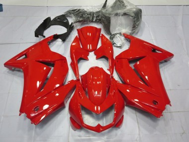 08-12 Rot Glänzend Ninja 250 Verkleidung
