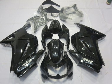 08-12 Schwarz Glanz (Custom) Ninja 250 Verkleidung