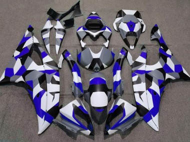 08-16 Blau Camo Uni R6 Verkleidung