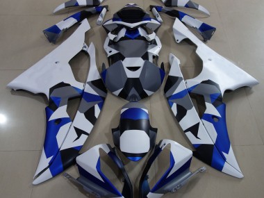 08-16 Blauer Schnee Camo R6 Verkleidung