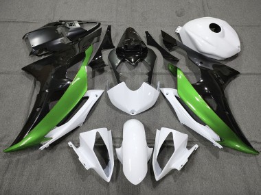 08-16 Custom Grün Schwarz & Weiß R6 Verkleidung