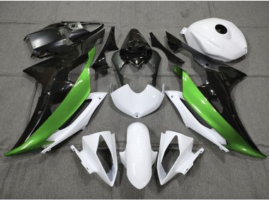 08-16 Custom Grün Schwarz & Weiß R6 Verkleidung