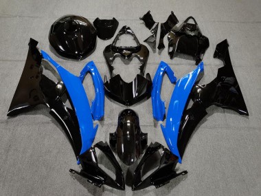 08-16 Glänzend Blau & Schwarz R6 Verkleidung