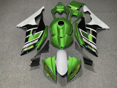 08-16 Grün Schwarz & Weiß OEM-Stil R6 Verkleidung