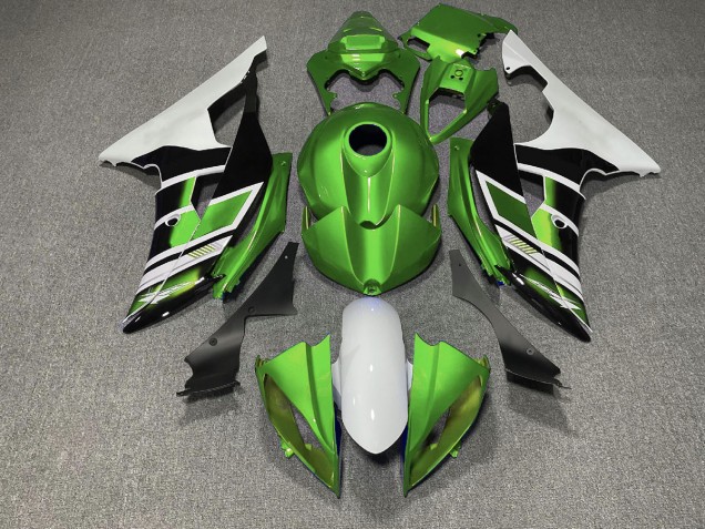 08-16 Grün Schwarz & Weiß OEM-Stil R6 Verkleidung