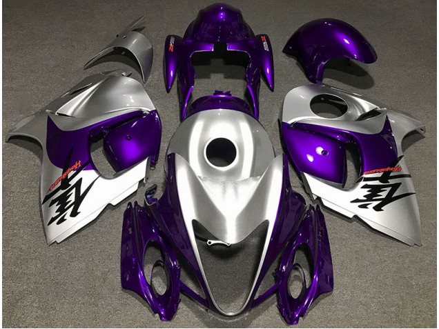 08-20 Glanz Lila & Silber GSXR 1300 Verkleidung