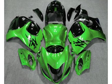 08-20 Glänzend Grün & Schwarz GSXR 1300 Verkleidung