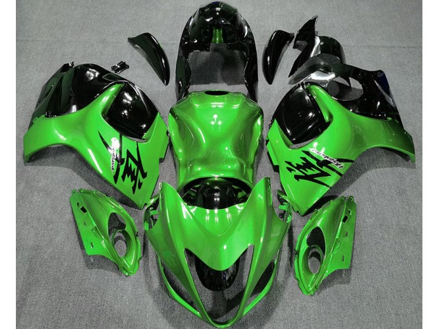 08-20 Glänzend Grün & Schwarz GSXR 1300 Verkleidung