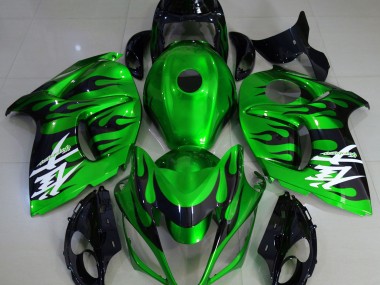 08-20 Glänzend Grün & Schwarz GSXR 1300 Verkleidung