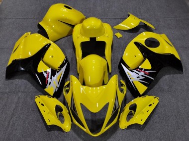 08-20 Glänzendes Gelb Mit Schwarzem Stil GSXR 1300 Verkleidung