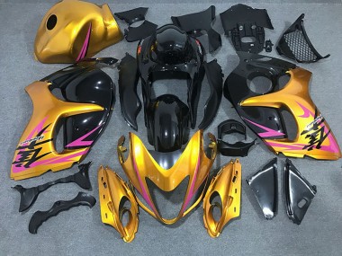 08-20 Glänzendes Gold Mit Schwarz GSXR 1300 Verkleidung