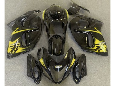 08-20 Glänzendes Schwarz & Gelb GSXR 1300 Verkleidung