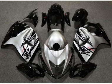 08-20 Glänzendes Schwarz & Silberdesign GSXR 1300 Verkleidung
