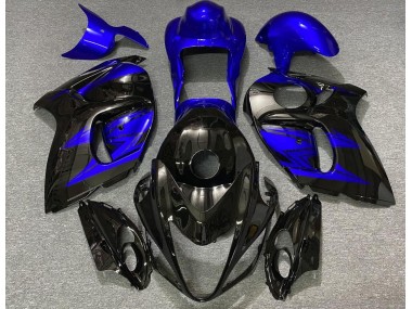 08-20 Glänzendes Schwarz & Tiefes Blau GSXR 1300 Verkleidung