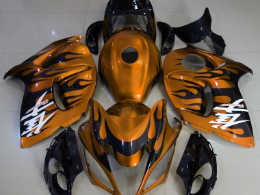 08-20 Orange Glänzend & Schwarz GSXR 1300 Verkleidung