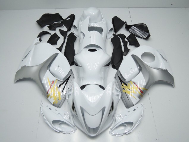 08-20 Weiß & Silber GSXR 1300 Verkleidung