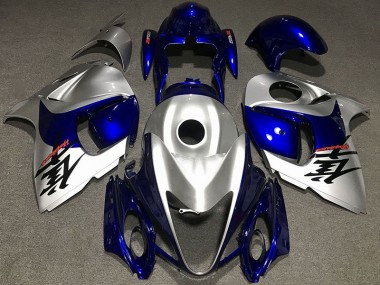 08-20 Silber Glänzend & Blau GSXR 1300 Verkleidung