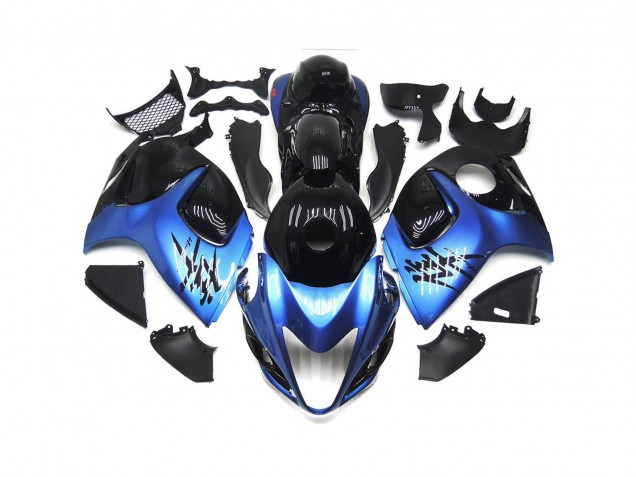 08-20 Tiefes Blau Mit Schwarz Benutzerdefiniert GSXR 1300 Verkleidung