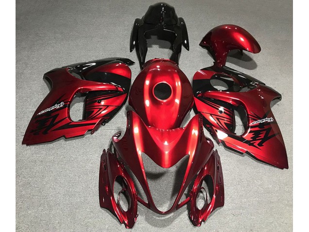 08-20 Tiefrot GSXR 1300 Verkleidung