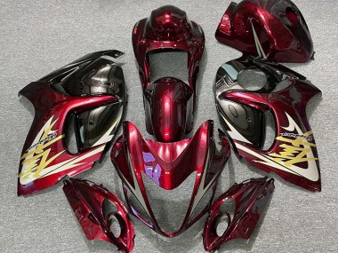 08-20 Tiefrot & Gold GSXR 1300 Verkleidung