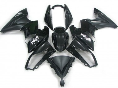 09-11 Schwarz Matt Glanz Ninja 650R Verkleidung