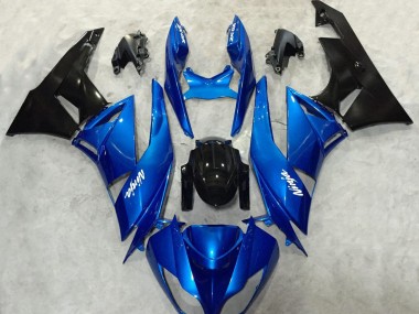 09-12 Blau & Schwarz Ninja ZX6R Verkleidung
