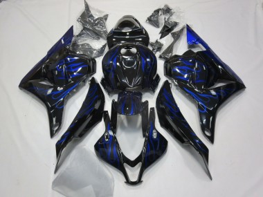 09-12 Blaue Flamme CBR600RR Verkleidung