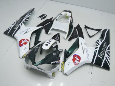 09-12 British Rennen Green Daytona 675 Verkleidung