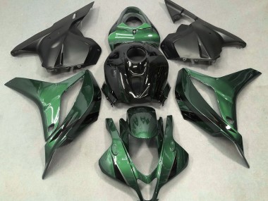 09-12 Dunkelgrün Mit Schwarz CBR600RR Verkleidung