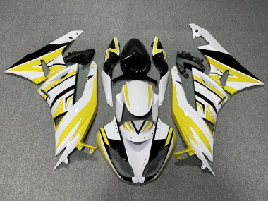 09-12 Gelb-Weiß-Schwarz-Zack ZX6R Verkleidung