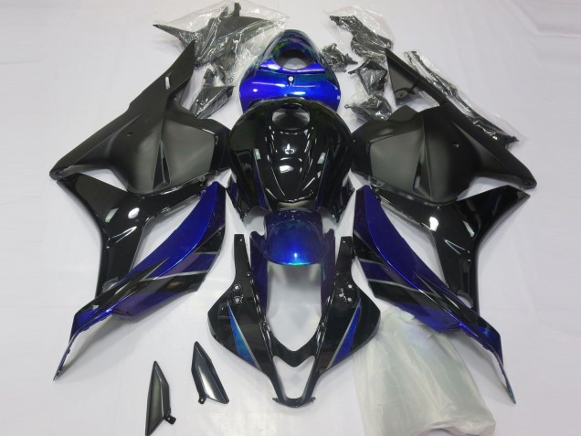 09-12 Glänzend Blau & Schwarz CBR600RR Verkleidung