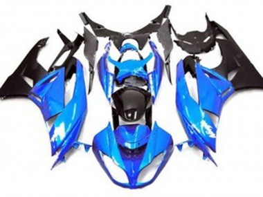 09-12 Glänzend Blau Stil ZX6R Verkleidung