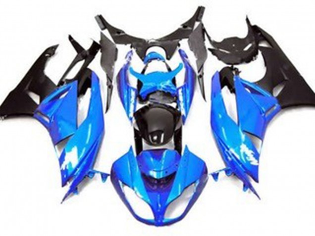 09-12 Glänzend Blau Stil ZX6R Verkleidung