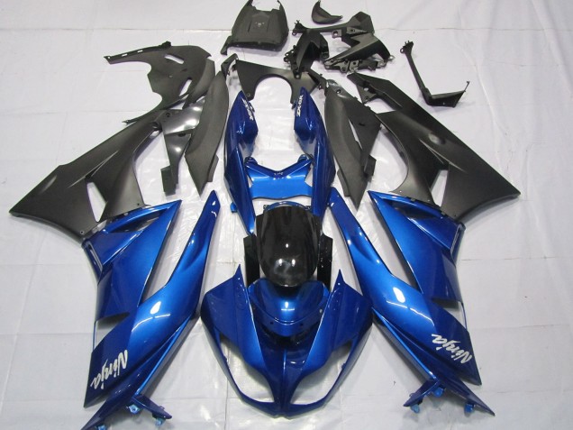 09-12 Glänzend Blau ZX6R Verkleidung
