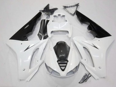 09-12 Glänzend Weiß Daytona 675 Verkleidung