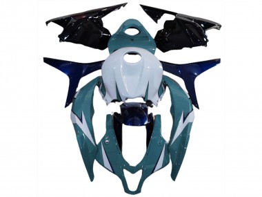 09-12 Glänzend Hellblau & Blau CBR600RR Verkleidung