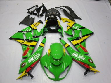 09-12 Grün Gelb ZX6R Verkleidung