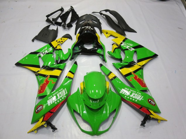 09-12 Grün Gelb ZX6R Verkleidung