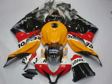 09-12 Hellorange Repsol CBR600RR Verkleidung
