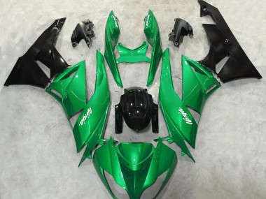 09-12 Kräftiges Grün Glänzend ZX6R Verkleidung