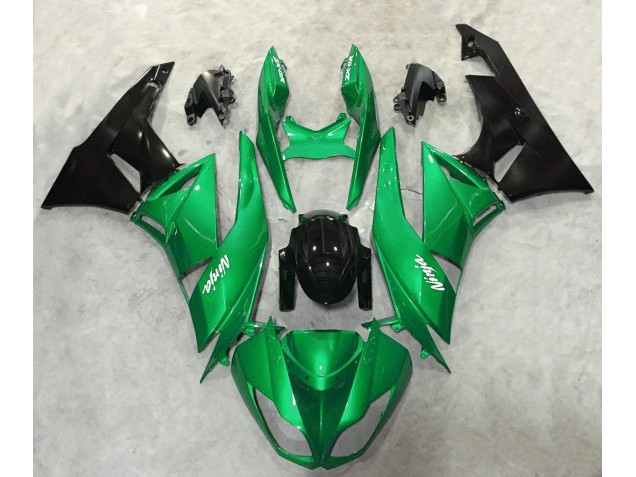 09-12 Kräftiges Grün Glänzend ZX6R Verkleidung