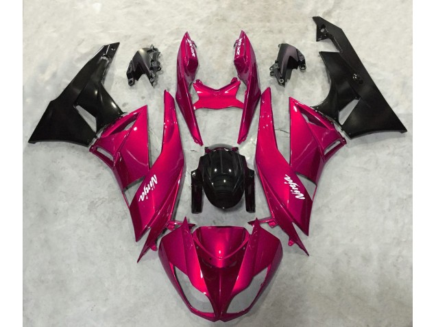 09-12 Kräftiges Rot Glänzend ZX6R Verkleidung