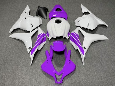 09-12 Lila & Weißer Seitenstreifen CBR600RR Verkleidung